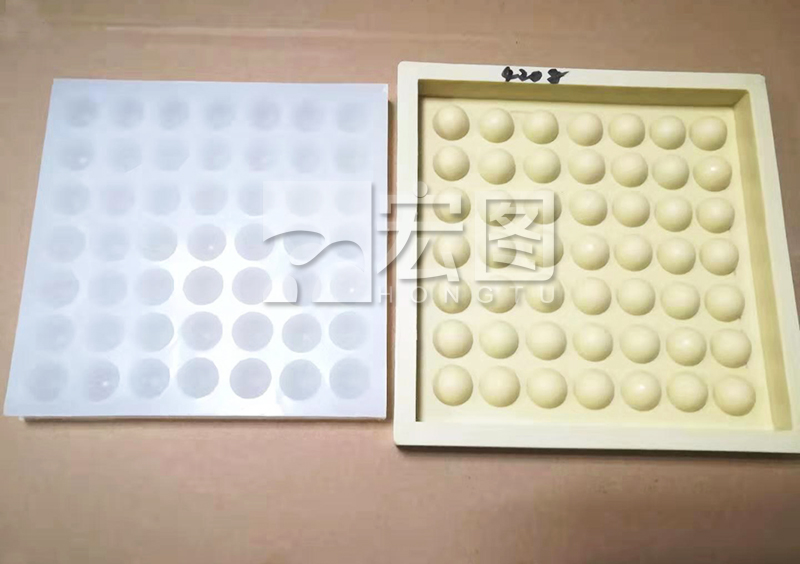 半圓形巧克力硅膠模具 半圓形巧克力硅膠模具