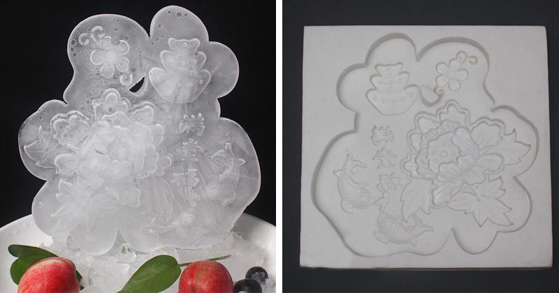 客戶使用宏圖硅膠制作冰雕硅膠模具 客戶使用宏圖硅膠制作冰雕硅膠模具