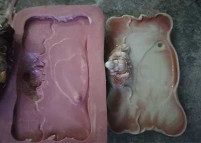 翻模專用縮合型模具硅膠為什么會變黃？